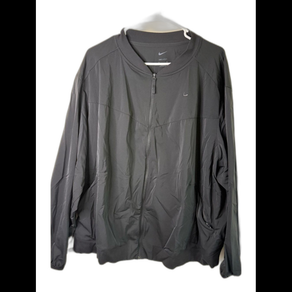 Nike Dri-Fit Bliss Women's Full Zip Black Bomber Jacket 3x
